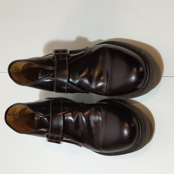 J. Crew monk strap made in Italy leather size 41 dark brown leather - Picture 10 of 15
